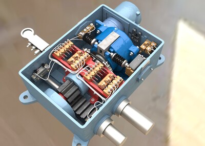 转辙机zd6型号.有白模.带贴图