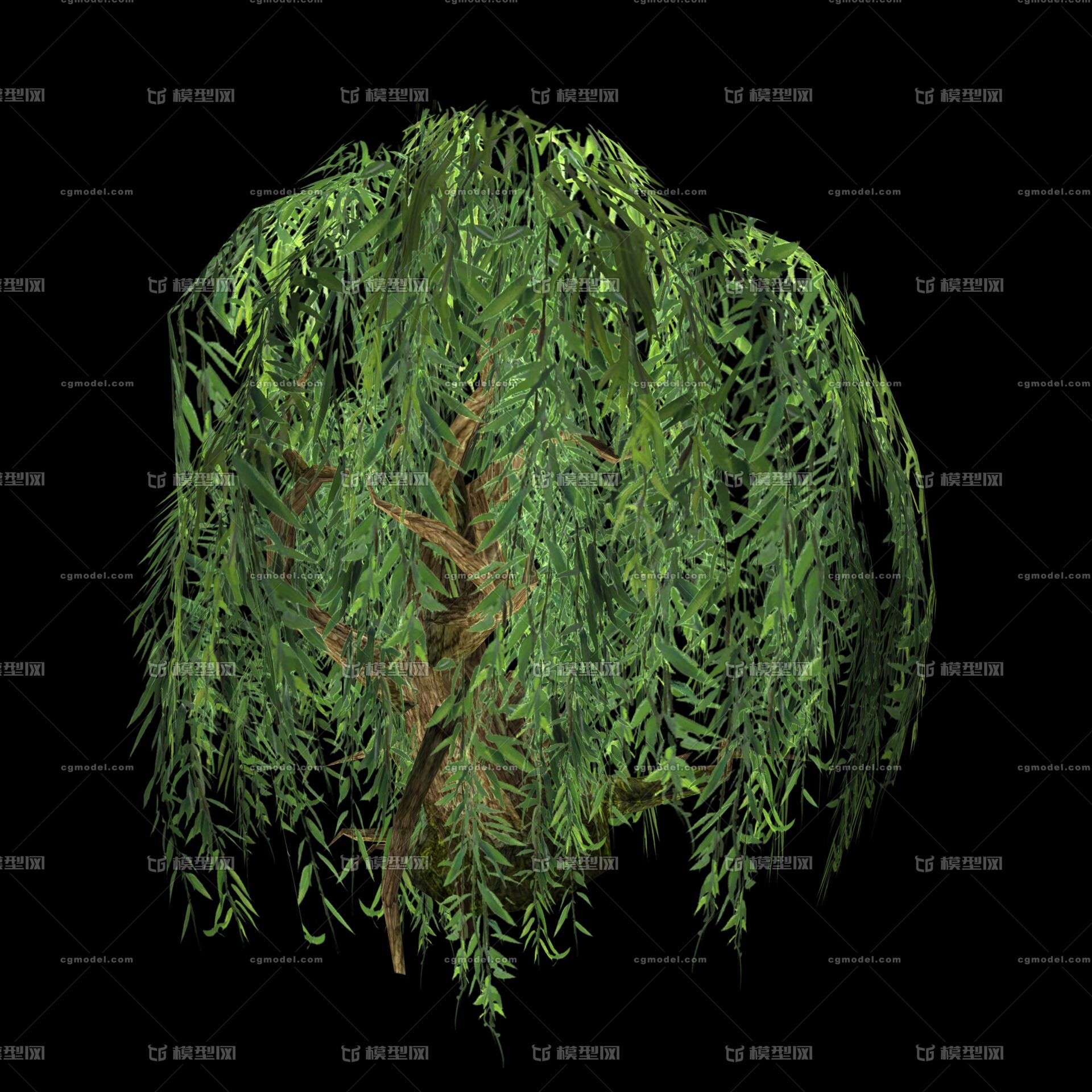 低模 植物树木模型-树木模型库-3ds Max(.max)模型下载-cg模型网