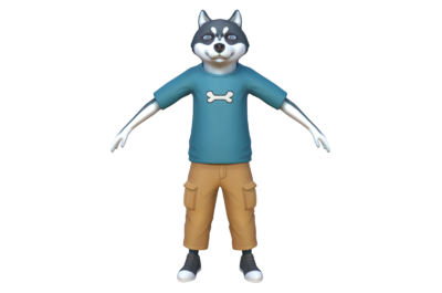 狗头人男人卡通