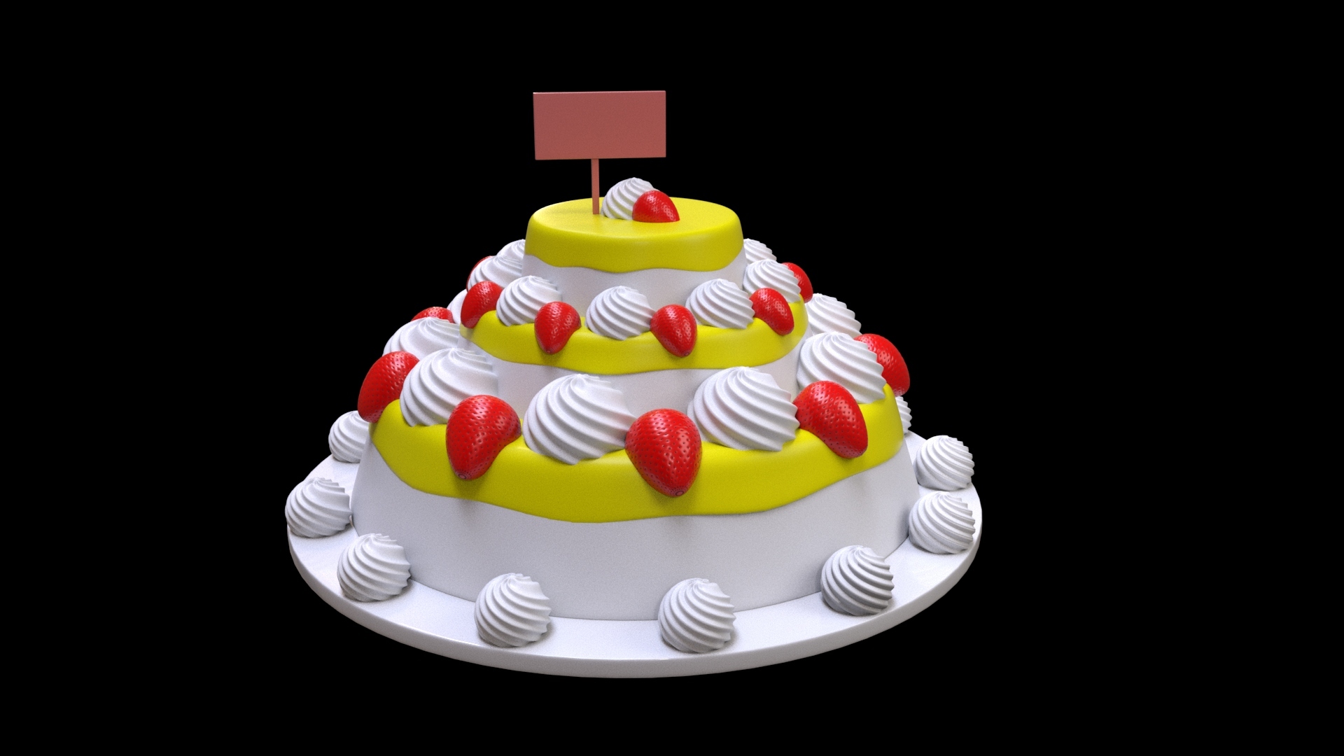 347人在学使用软件:每周一练第33期:模型网14周年特别篇蛋糕建模