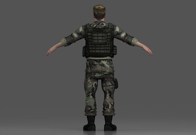 中国特种兵 男军人 特种战士 解放军男战士 男兵 迷彩服士兵 写实武警