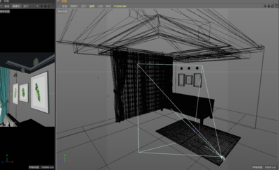 室内练习篇 室内客厅模型-现代场景模型库-Cinema 4D(.c4d)模型下载-cg模型网