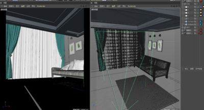 室内练习篇 室内客厅模型-现代场景模型库-Cinema 4D(.c4d)模型下载-cg模型网