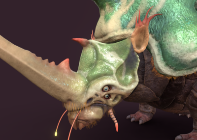 次时代 pbr 外星 犀牛 甲虫兽 变异怪物