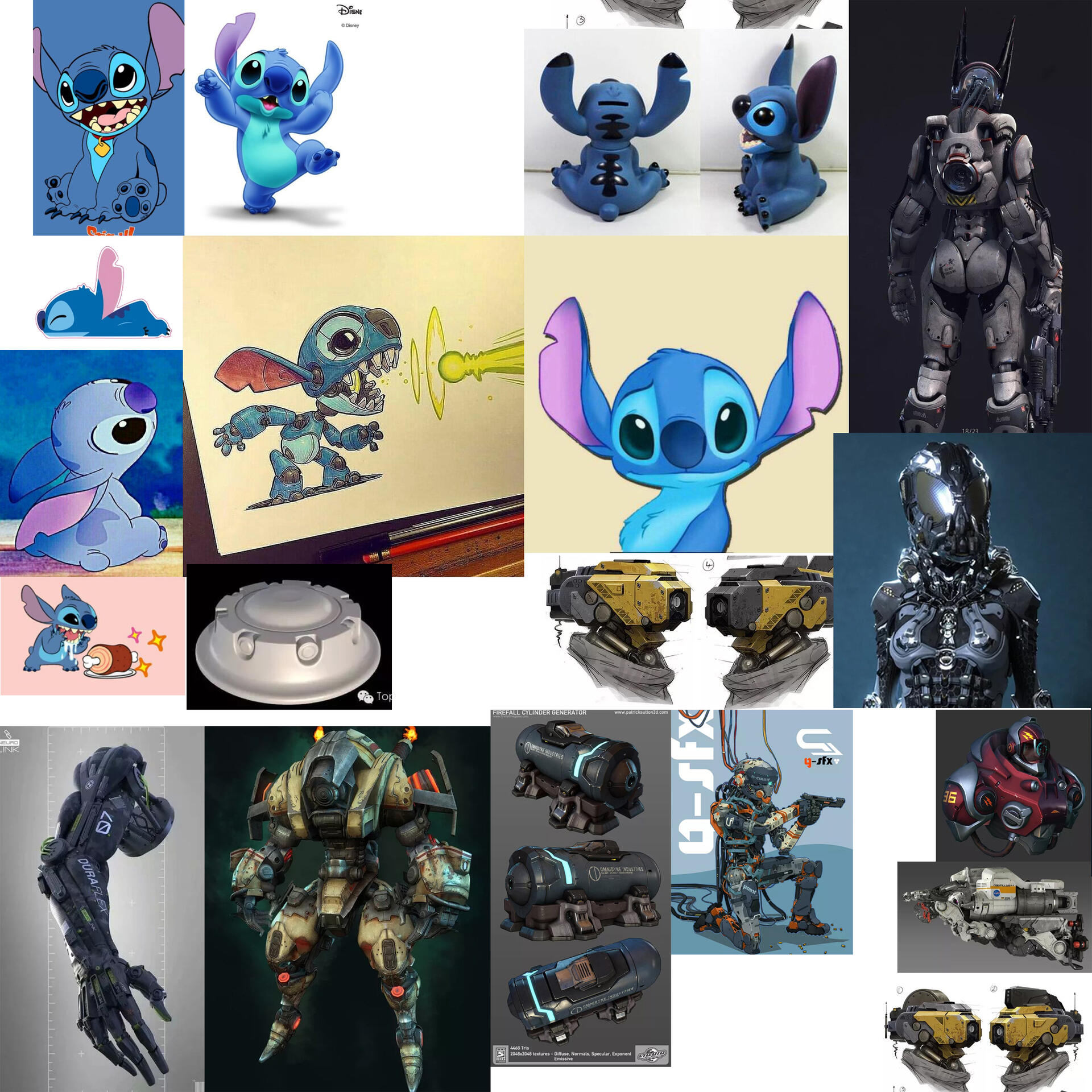 超a机械史迪仔_奢凡vita作品_角色/人物/生物_cg模型网