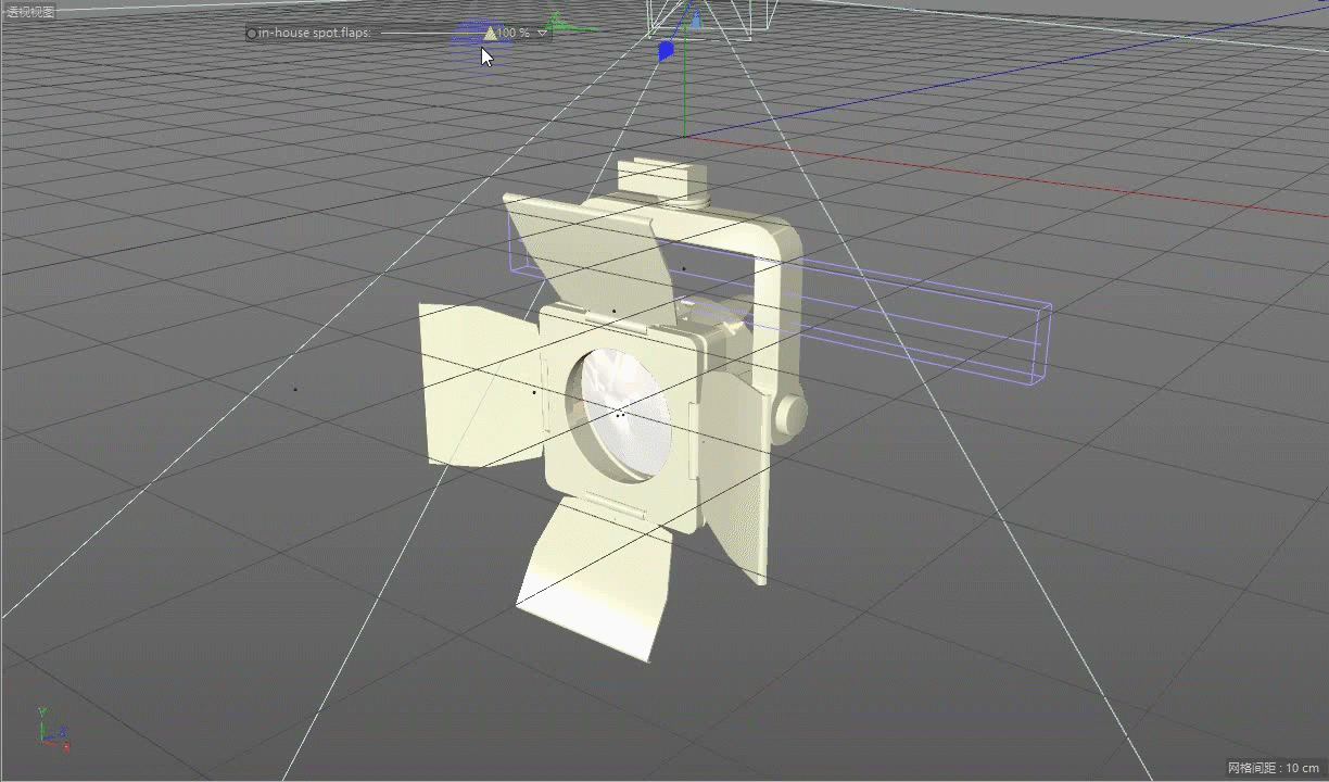 舞台灯光模型(标准渲染器)_建模x师作品_展厅电子电力_cg模型网