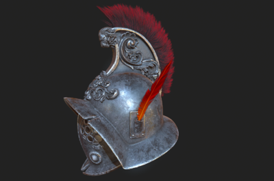 254 pbr次世代 角斗士 古罗马 斗兽场 斯巴达 头盔 盔甲 战甲 铠甲