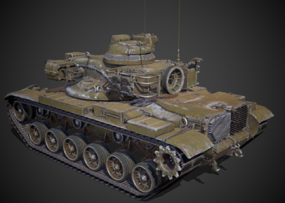 美国于1964年开始在m60a1的基础上研制m60a2,代号为m60a1e1/e2,主要