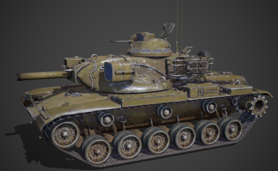 美国于1964年开始在m60a1的基础上研制m60a2,代号为m60a1e1/e2,主要