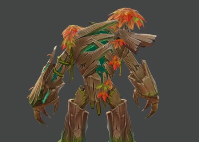 卡通树人树妖精灵怪物