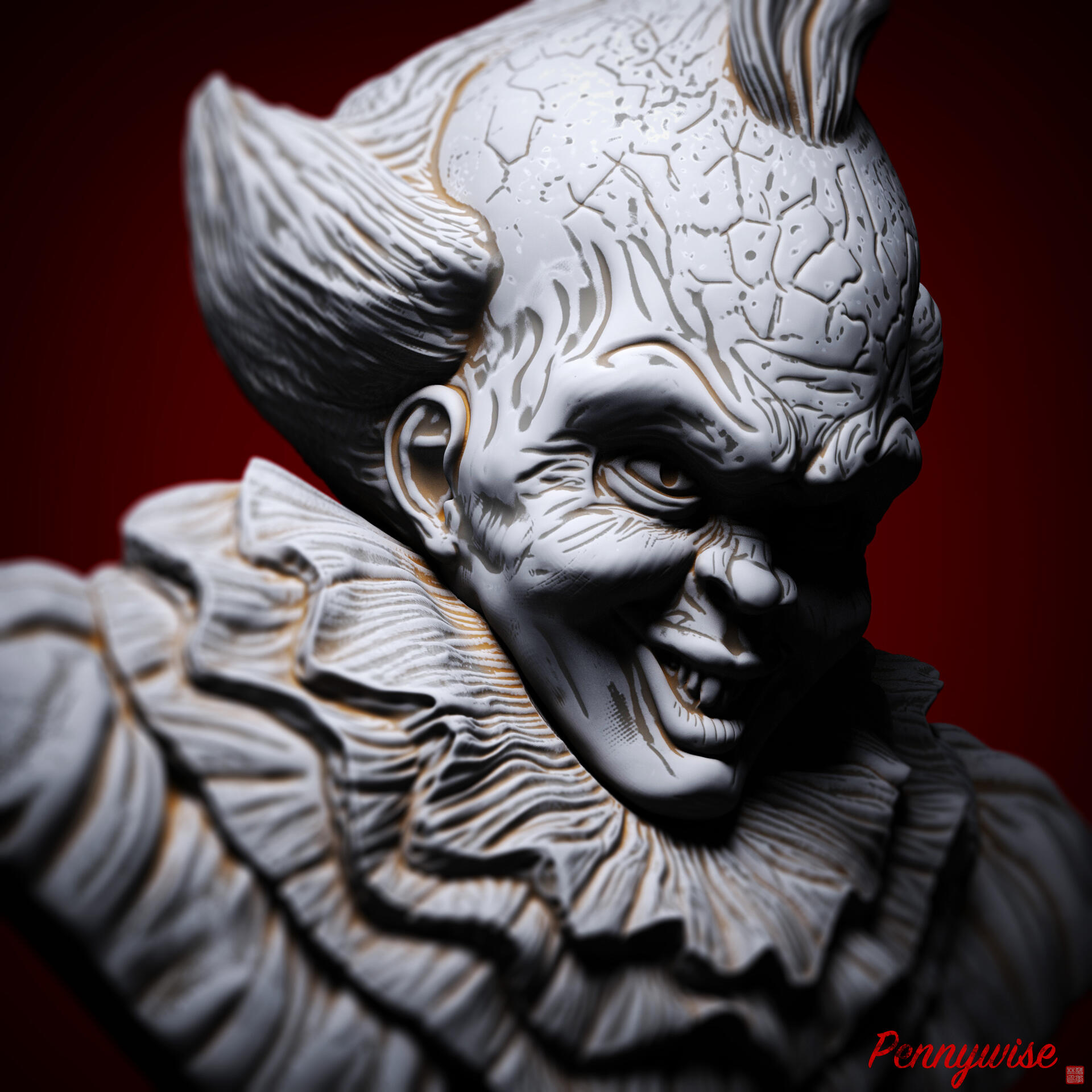 潘尼沃斯小丑回魂素模版