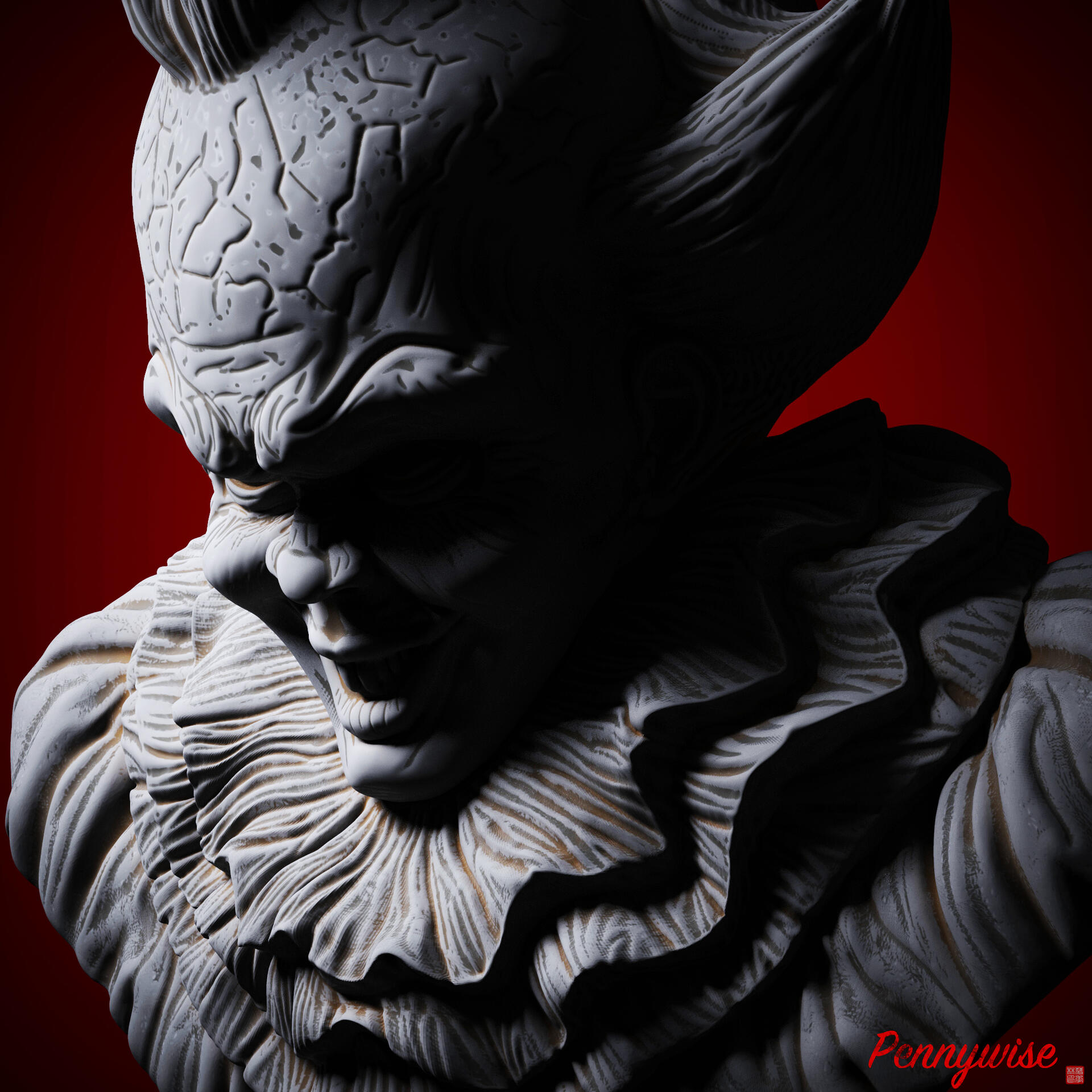 潘尼沃斯小丑回魂素模版