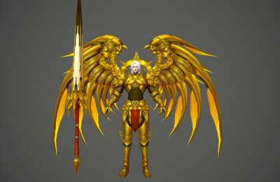 黄金圣斗士【带动画】手绘 金甲斗士   天使 战甲