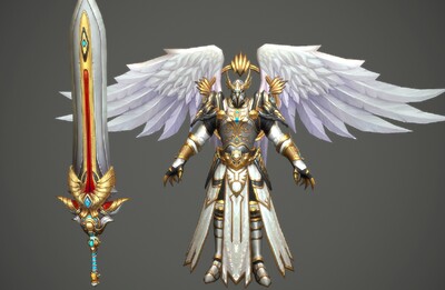 次世代 大天使【14组动画】 圣天使 大天神   神话人物