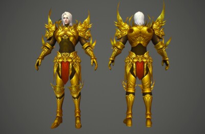 黄金圣斗士【带动画】手绘 金甲斗士   天使 战甲