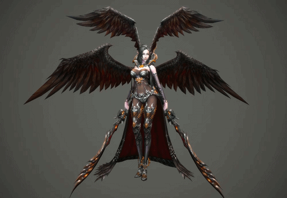 次世代 邪恶女妖皇【带动画】邪魅女皇 妖女 大天使