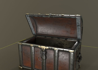 pbr 箱子 宝箱 木箱 工具箱 游戏低模