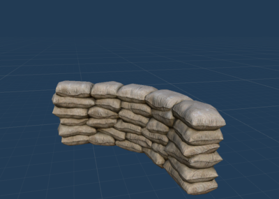 障碍物 抗洪沙袋 沙包 石墩 路障 铁丝网 障碍 防御工事 拒马 围栏