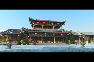 凤临阁  大同凤临阁饭店 大同凤临阁酒楼 大同古街 凤临阁 古代酒楼