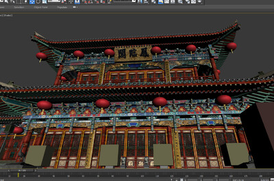 大同凤临阁饭店 大同凤临阁酒楼 大同古街 凤临阁 古代酒楼