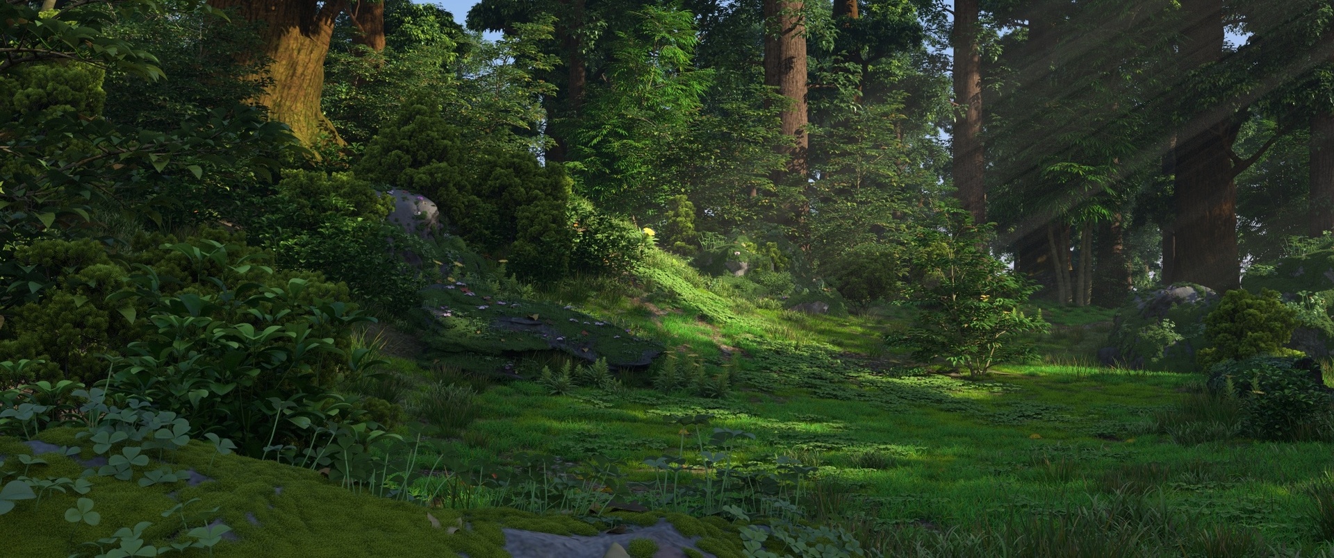 日光森林_刷碗的神作品_场景/空间/建筑_cg模型网