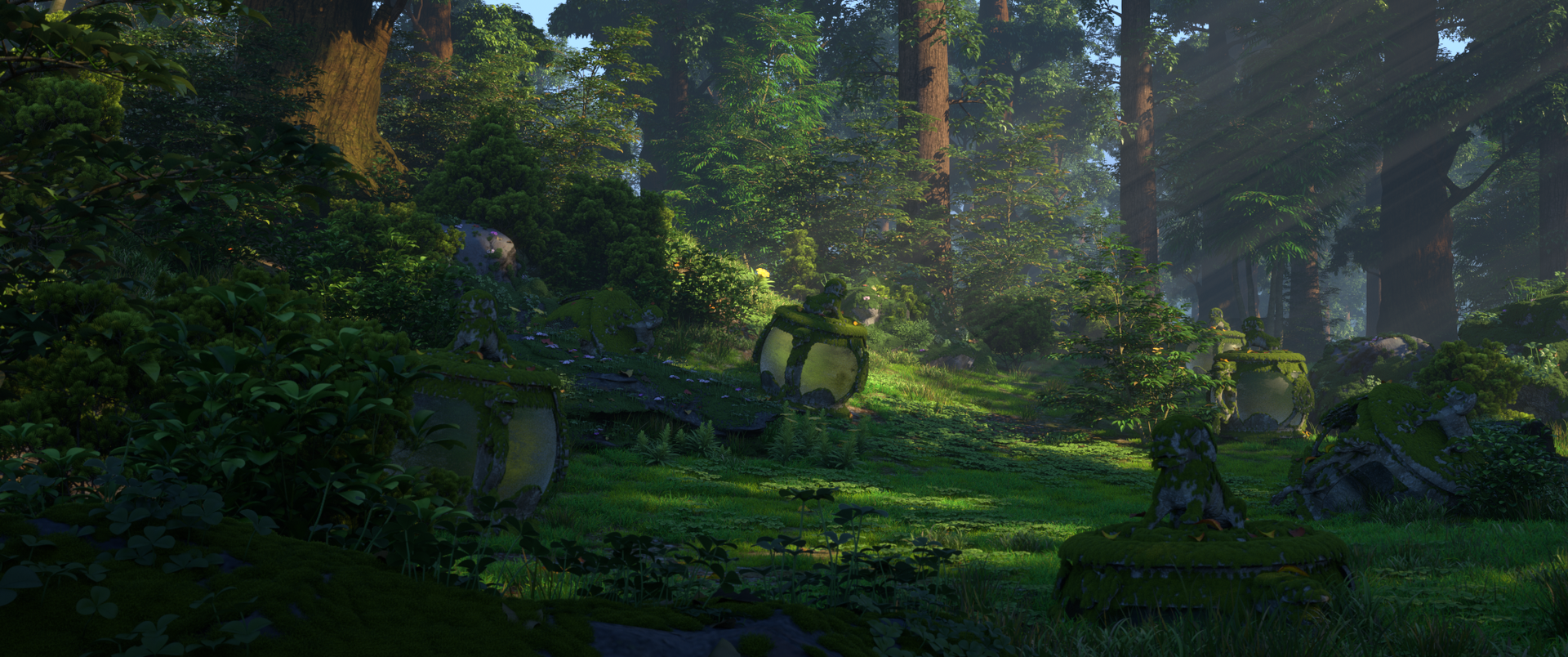 日光森林_刷碗的神作品_场景/空间/建筑_cg模型网