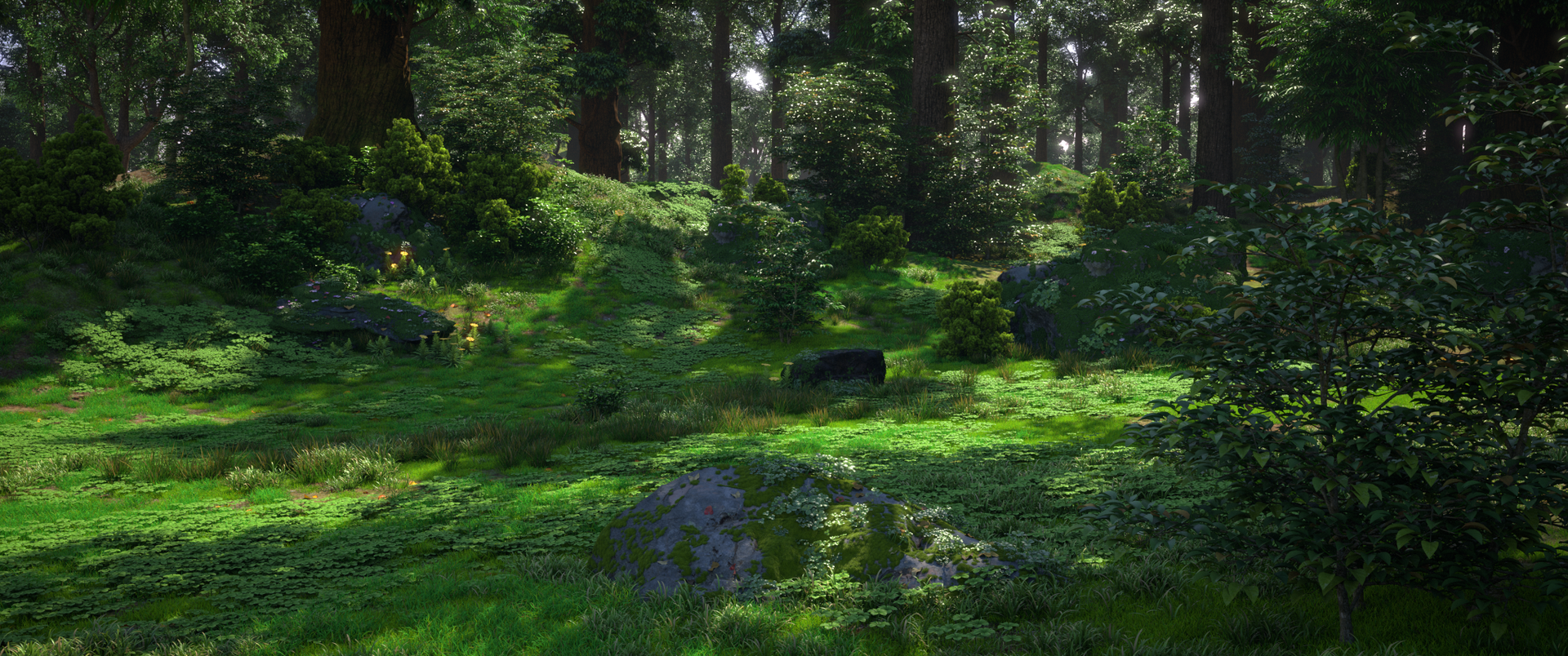 日光森林_刷碗的神作品_场景/空间/建筑_cg模型网