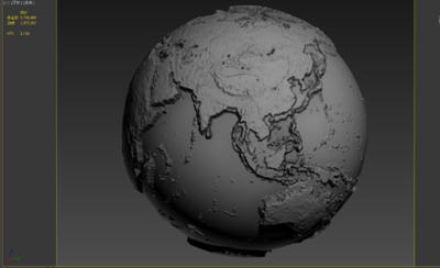 真实地球 地球 地球片头 地球曙光 地球_模型制造作品_场景场景部件