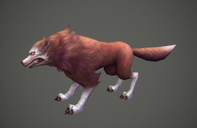 卡通 红狼【14组动画】手绘 野狼 wolf