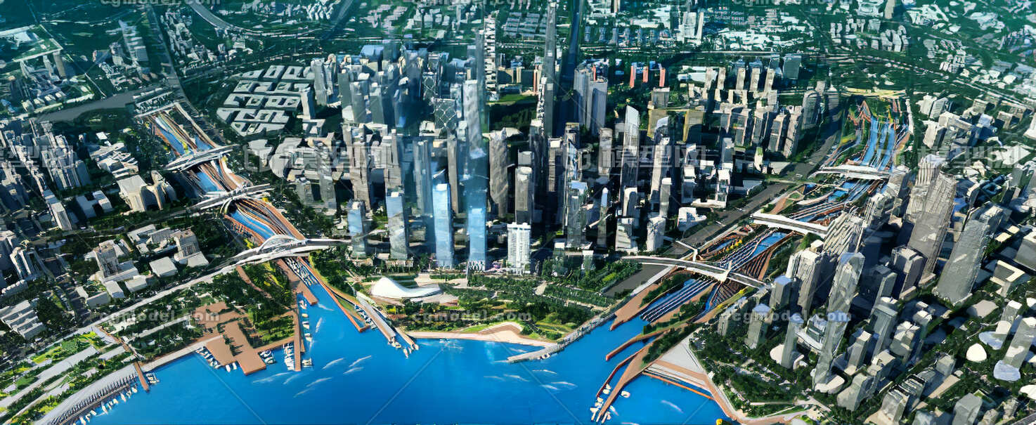 深圳前海金融中心模型-现代场景模型库-3ds Max(.max)模型下载-cg模型网