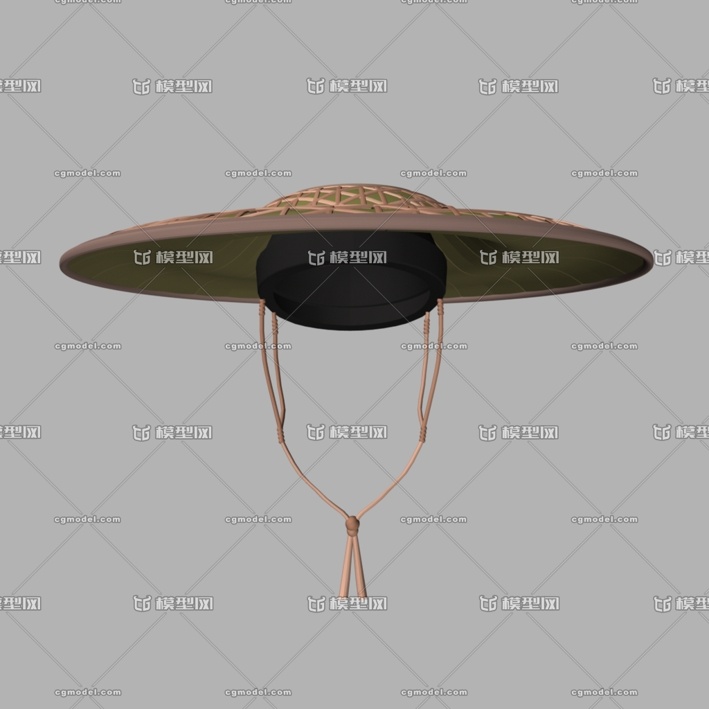 写实斗笠 蓑立 大侠斗笠 武侠斗笠 镖师斗笠 侍卫斗笠 侠客帽 竹编帽