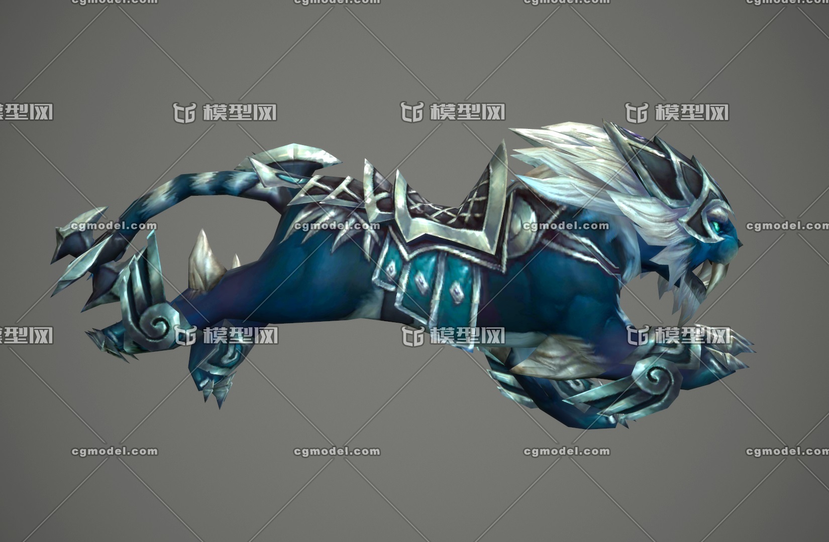 次世代 剑齿虎坐骑【带动画】盔甲老虎坐骑 mount