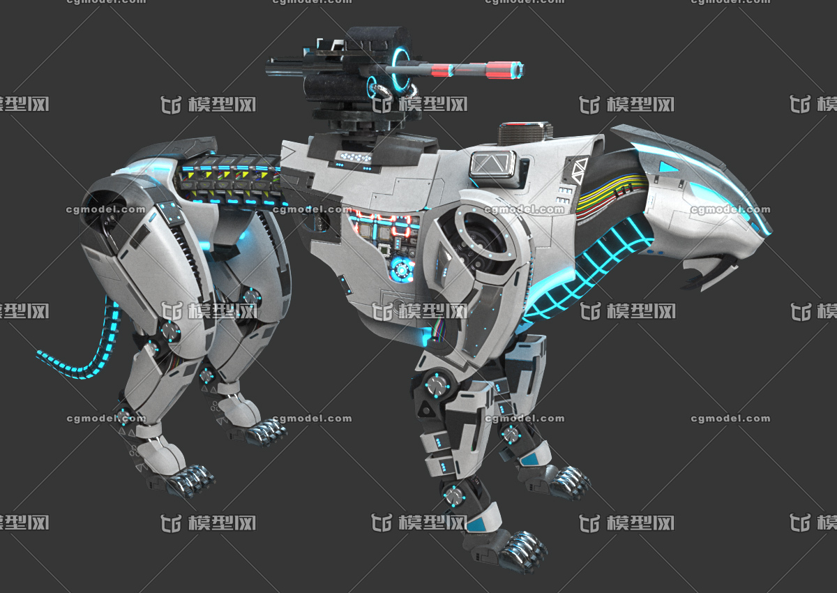 赛博朋克科幻机器人|三维|人物/生物|Felix6138 - 原创作品 - 站酷 (ZCOOL)