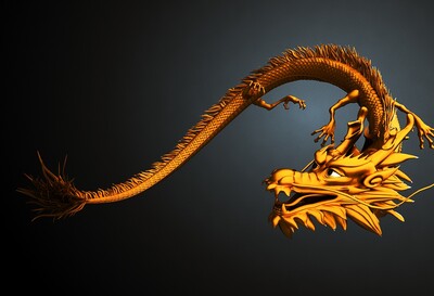 金龙中国龙,神龙,四脚龙中国龙,龙,四脚龙