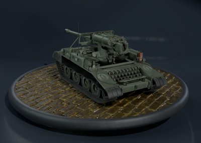 次世代美国m56蝎式自行反坦克炮模型