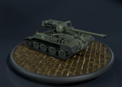 次世代美国m56蝎式自行反坦克炮模型