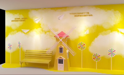 美陈墙面氛围包装