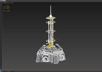 次世代 信号装置 科幻风格 信号塔 tower