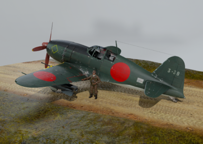 次世代日本帝国空军的乱世杰作"雷电"战机 模型