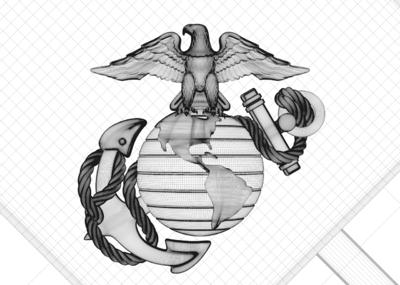 美海军陆战队标志(帽徽)