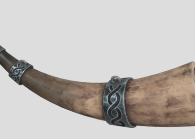 次时代 pbr 战争号角 兽角号角 古代号角 冲锋号角 牛角号角 维京人