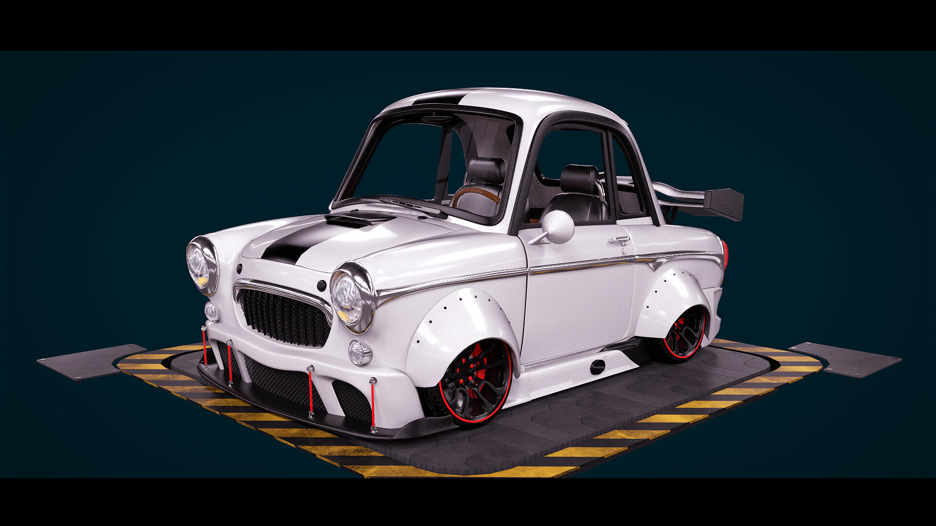 q版小汽车改装跑车