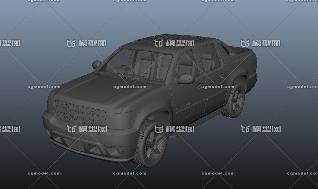 汽车 皮卡车_娜小样作品_车辆轿车_cg模型网