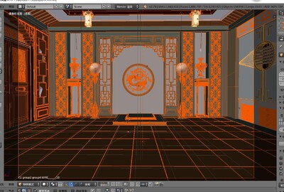 游戏场景 漫画场景 卡通场景 中式建筑  中式内景 练功房 中式房间