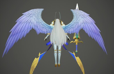 pbr 天使女战神  次世代 女天使  angel  天神