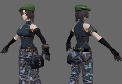 二次元 女特种兵 次世代 动漫女士兵  漫画女教官  女特警