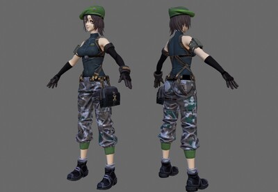 二次元 女特种兵 次世代 动漫女士兵  漫画女教官  女特警