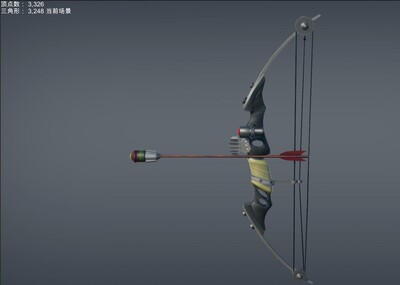 卡通 弓箭 科幻风 爆炸箭头 手绘纹理 现代武器