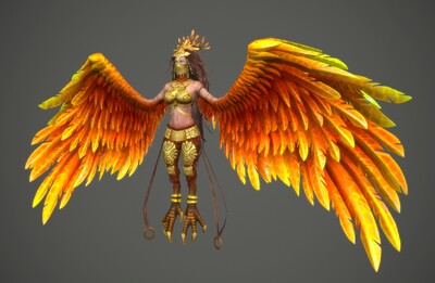 神话 鹰身女妖  次世代 【2k】神鸟 希腊 神话鸟人