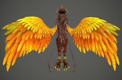 神话 鹰身女妖  次世代 【2k】神鸟 希腊 神话鸟人